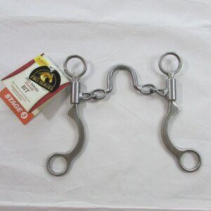 Weaver Leather Pro Series 6 1/2" Cheek Sweet Chain Mouth Med Port 5.5" Bit 25006